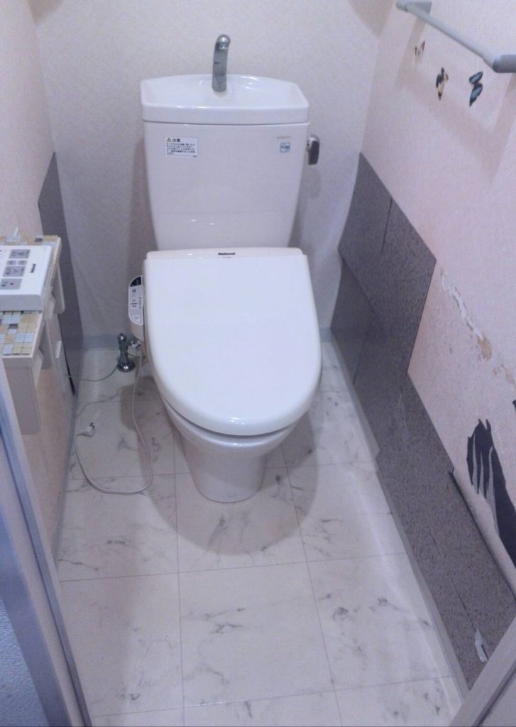 川崎市宮前区　トイレ交換工事