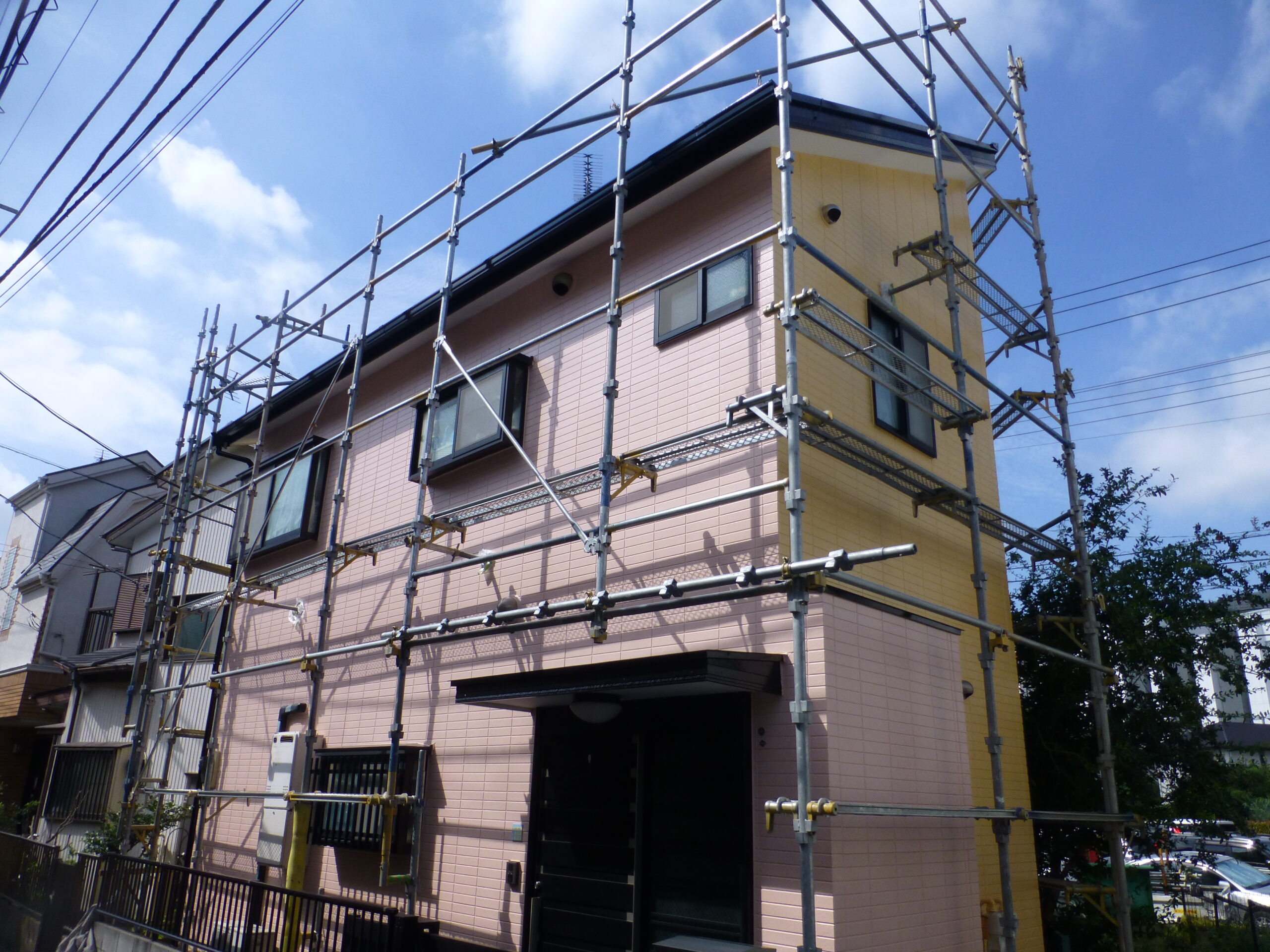 川崎市中原区　外壁塗装・屋根塗装　Ｏ様｜外壁塗装の見積り相談.らくらくライフ