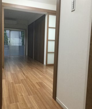 品川区 空室対策リノベーション 1K