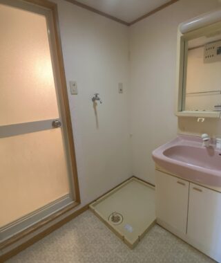 横浜市 空室対策リフォーム 洗面化粧台工事