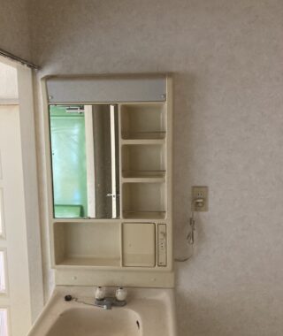川崎市 空室対策リフォーム 洗面化粧台工事