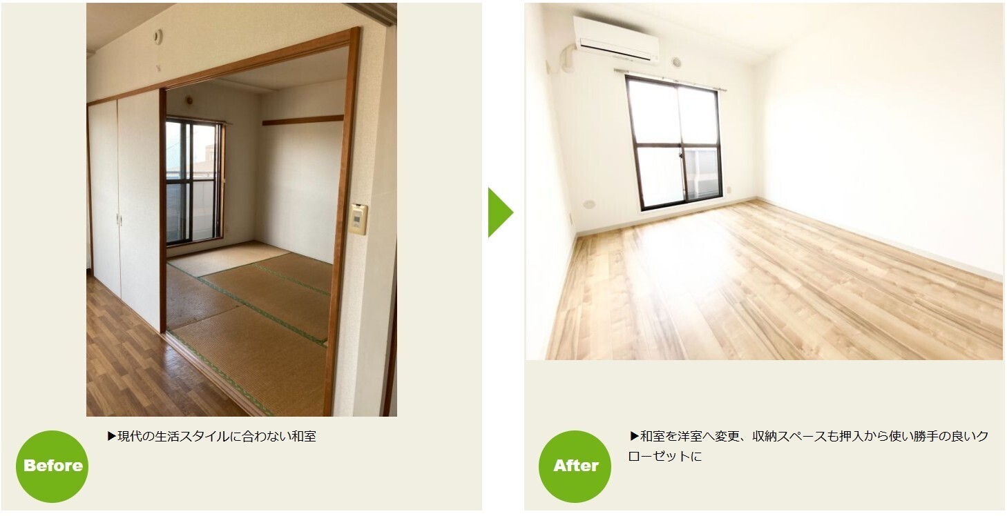 川崎市 空室対策 事例071 リノベーション賃貸は「 らくらくLife」