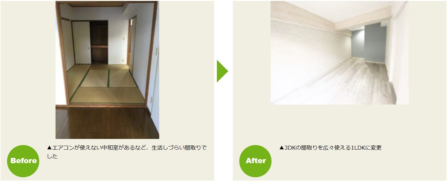 川崎市 空室対策 事例018 リノベーション賃貸は「 らくらくLife」