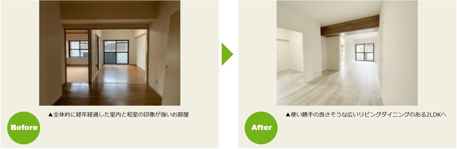川崎市 空室対策 事例002 リノベーション賃貸は「 らくらくLife」