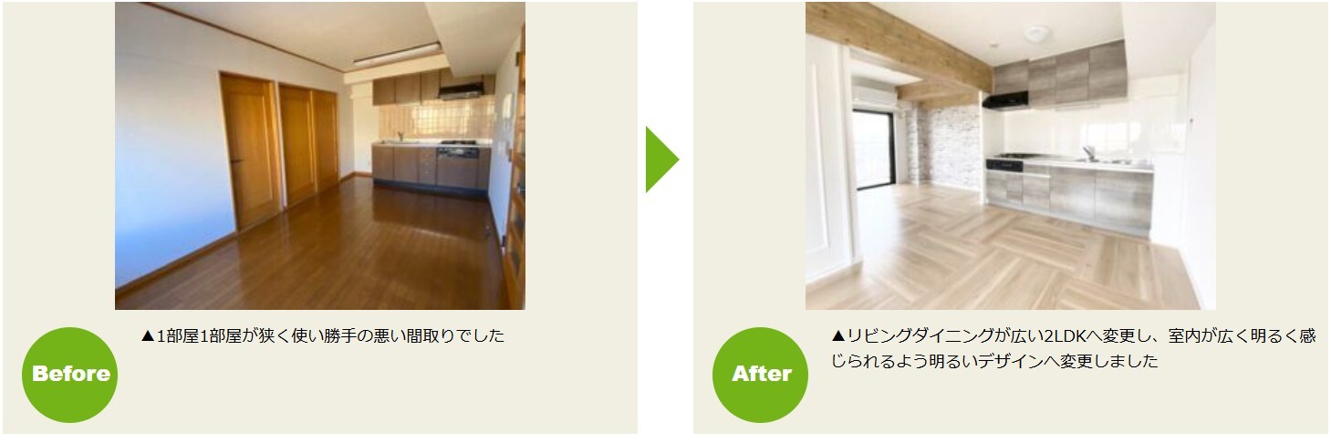 川崎市 空室対策 事例017 リノベーション賃貸は「 らくらくLife」