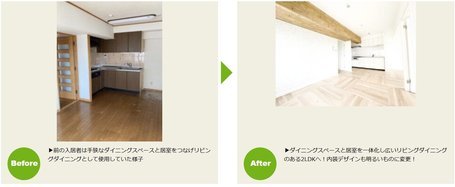 川崎市 空室対策 事例062 リノベーション賃貸は｢ らくらくLife｣