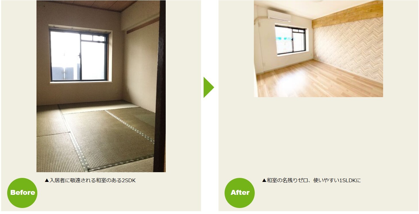 川崎市 空室対策 事例024 リノベーション賃貸は「 らくらくLife」