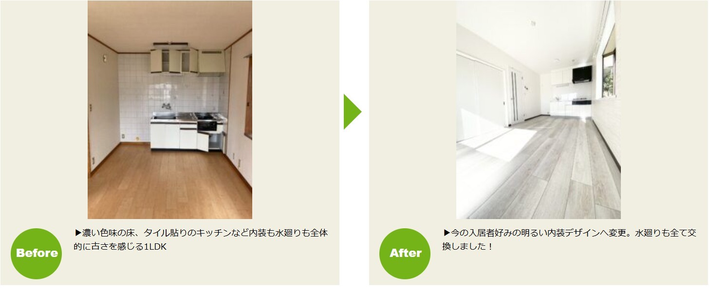 川崎市 空室対策 事例083 リノベーション賃貸は｢ らくらくLife｣