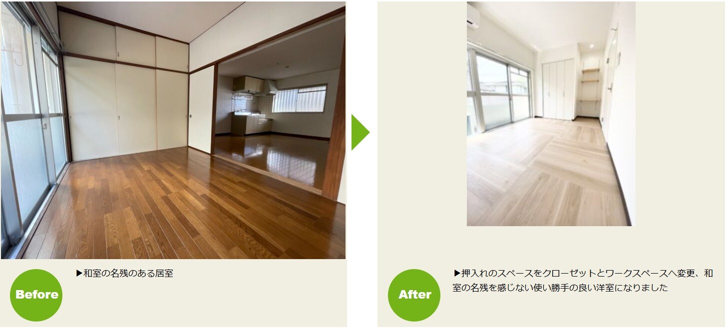 川崎市 空室対策 事例095 リノベーション賃貸は｢ らくらくLife｣